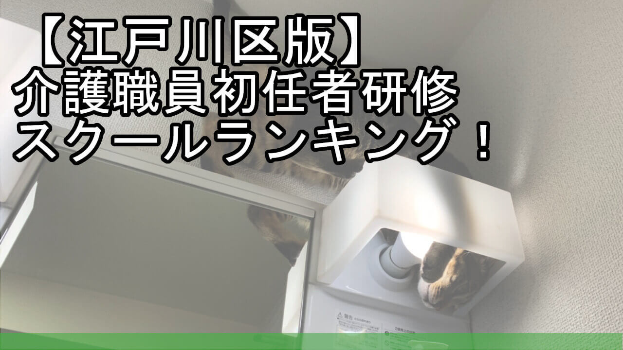 江戸川区版 介護職員初任者研修スクールランキング 安くておすすめは カイゴのセカイ 元人材業界トップ営業マンが介護の世界を教えます